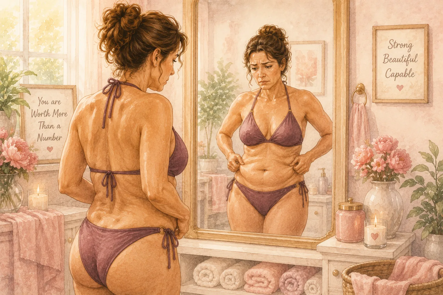 Understanding why clothes feel tight after weight loss during perimenopause body recomposition