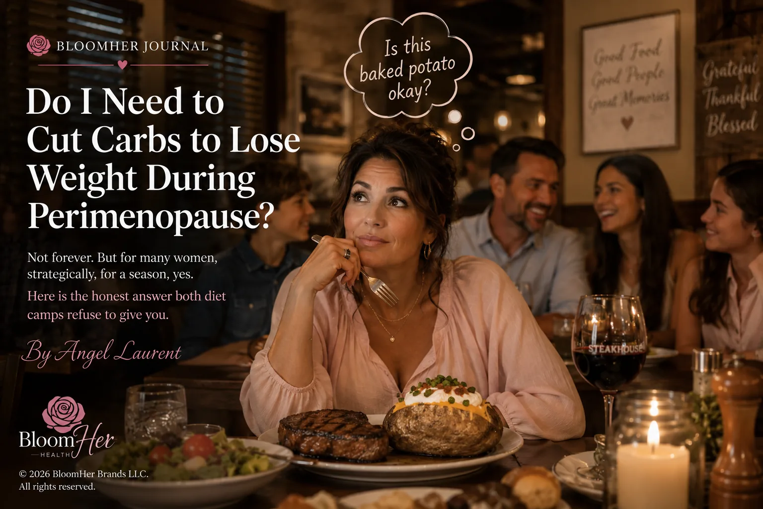 Woman learning the strategic approach to carbohydrates during perimenopause