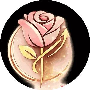 ShapeUp emblem, a blooming rose